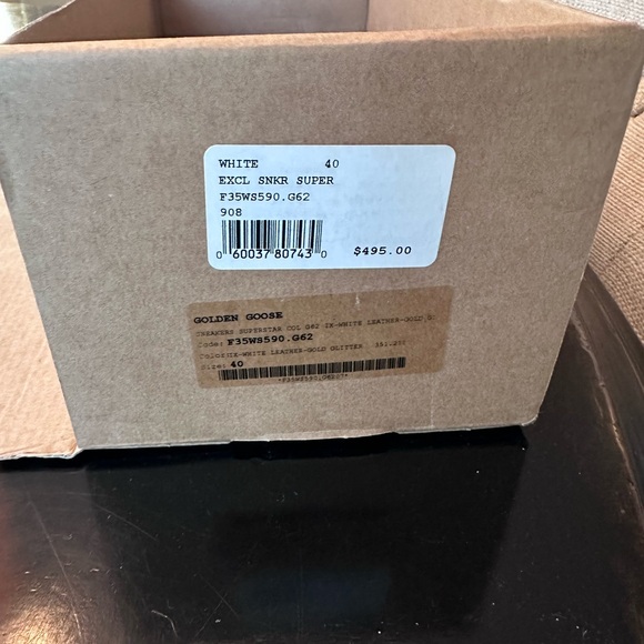 Golden Goose Superstar White and Gold Glitter - Picture 6 of 12